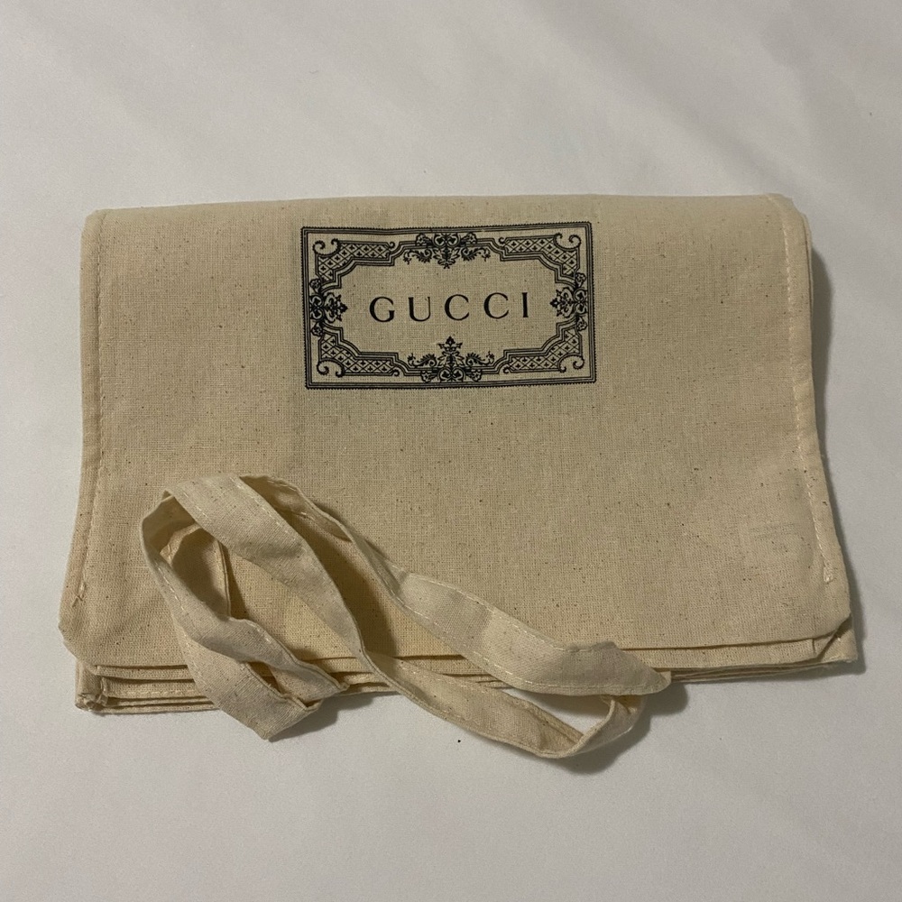 Gucci Linen Cloth- Shopping Tote - Picture 7 of 11